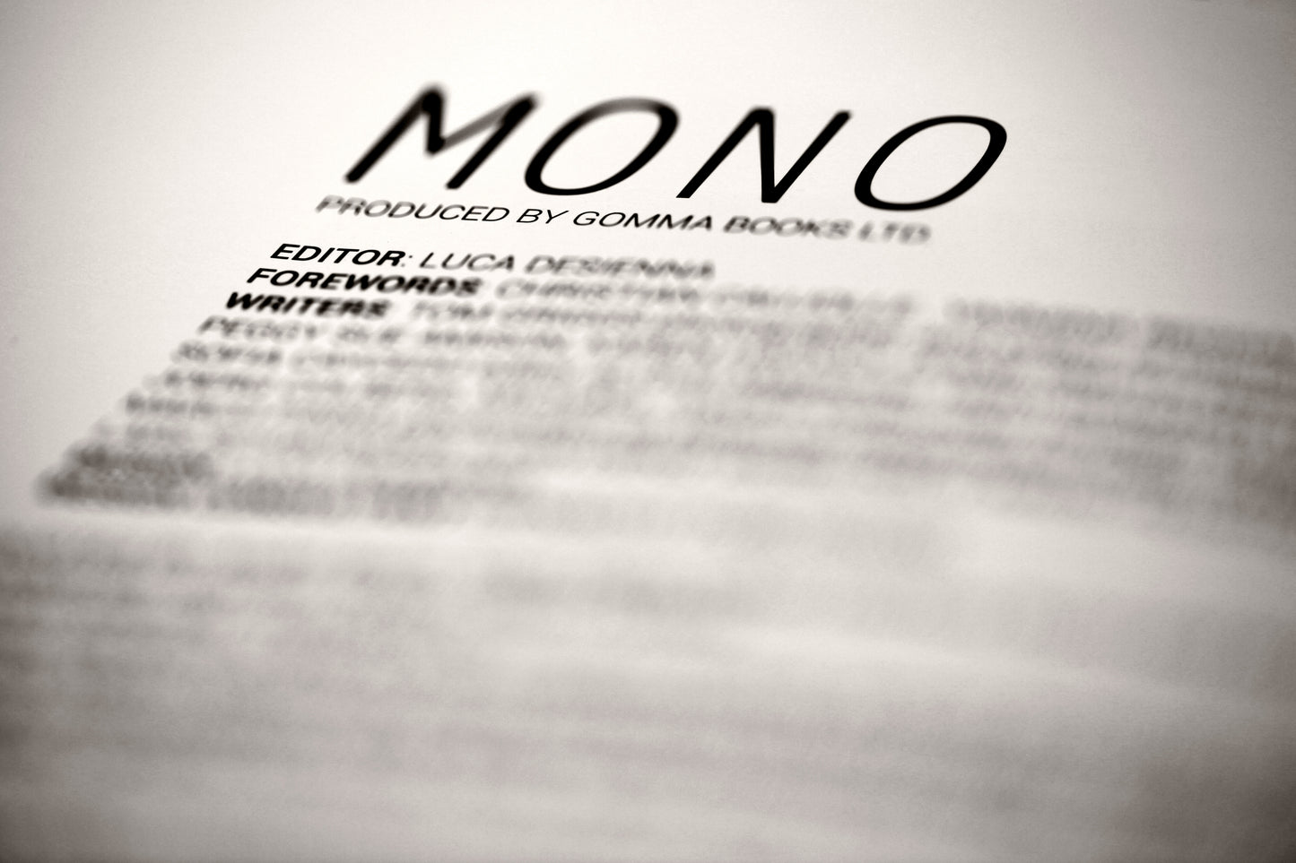 MONO Volume One